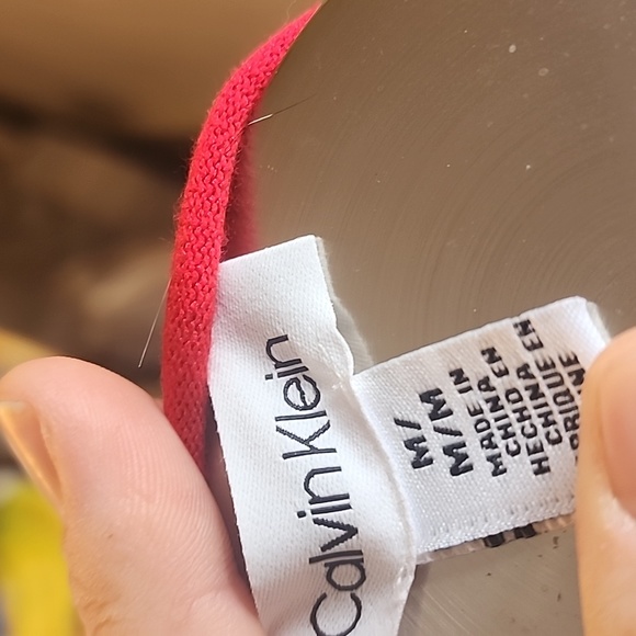 Women's Calvin Klein red tunic size medium NWT - Picture 9 of 9